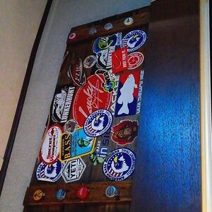 Bass sticker collage